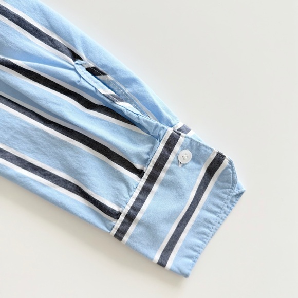H&M Divided Blue Stripe Shirt and Shorts Set XXS Matching Co-Ord - Picture 10 of 16